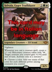 MTG SELVALA, EAGER TRAILBLAZER EXC - SELVALA, SCOPRIPISTA ENTUSIASTA 231 - OTJ - Picture 1 of 1