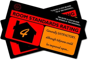 Personalised Funny Novelty Room Standards/Hygiene Style Aluminium Door Plaque - Picture 1 of 2
