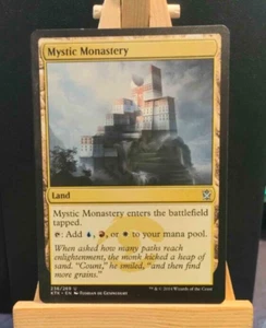 Mystic Monastery - Khans of Tarkir - Uncommon Land - NM/LP - MTG - Picture 1 of 3