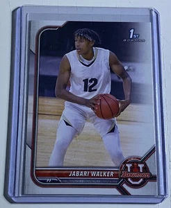 Jabari Walker 2021 Bowman University 1st Bowman #60 Portland Trail Blazers - Picture 1 of 1