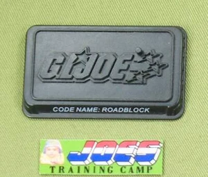 2008 Roadblock v.17 FIGURE STAND base original 25th accessory GI Joe JTC V - Picture 1 of 1