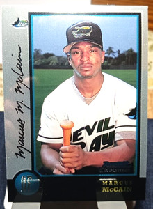 1998 Bowman Chrome Baseball Card of Marcus McCain #195 (NM) Free Returns