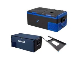 Kings Escape 75 Portable Fridge/Freezer 12/24V + Cover + Fridge Slide - Large - Picture 1 of 1