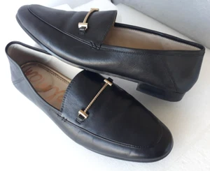 Sam Edelman ~ Loafer Flats US 9M LIOR Horsebit Black Soft Leather - Picture 1 of 24