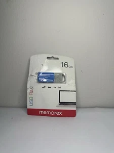 Memorex 16GB Flash Drive USB 2.0 - Blue (32020001621) - Picture 1 of 2