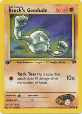 Pokemon Card - Gym Challenge 68/132 - BROCK'S GEODUDE (c) **1st Edition** - NM/M