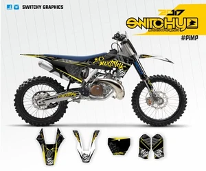 KIT ADESIVI GRAFICHE #BLACKPIMP per motocross FC 250 350 450 2016 2017 2018 - Picture 1 of 1