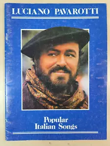 LUCIANO PAVAROTTI - CANZONI POPOLARI ITALIANE - LIBRO DI CANZONI - VOCE E PIANOFORTE - FREEPOST - Foto 1 di 1
