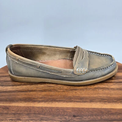 Zapatos Bed Stu Para Mujer 7 Cuero Desteñido Tía Rosa Sin Cordones Cómodos Penny Mocasines Foto 1 de 4