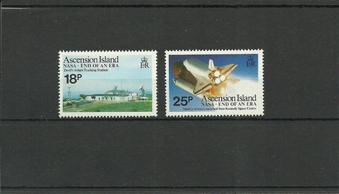 ASCENSION ISLAND-SG504-505-TRACKING STATION -MNH Cover