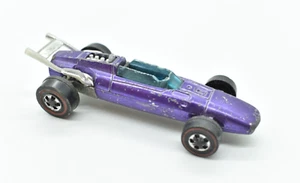 Hot Wheels - INDY EAGLE, 1969 Redline, Purple, Black Interior, HONG KONG - Picture 1 of 5