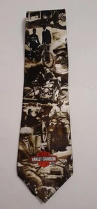 Vintage Harley-Davidson "Through The Years Again" Krawatte - Bild 1 von 3