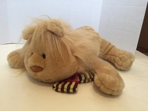 TESCO Plush Stuffed Animal Lion 16" Shimmering Mane Tail Kingsley 2005 Toy - Picture 1 of 12