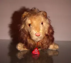 Spieltiere Clemens Mohair Lion, Bonhomme Vieux Old Fabriqué En W.Germany - Picture 1 of 7
