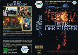 LORD OF THE FLIES (1990) BALTHAZAR GETTY - CHRIS FURRH - HARRY HOOK - GERMAN VHS - Picture 1 of 1