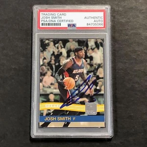 2010-11 Panini Donruss #152 Josh Smith signed Auto Card PSA/DNA Slabbed Hawks - Picture 1 of 2