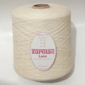 Zarela LACE 100% Baby Alpaka Maschinenstrickgarn Kone 1kg - verschiedene Farben - Bild 1 von 3