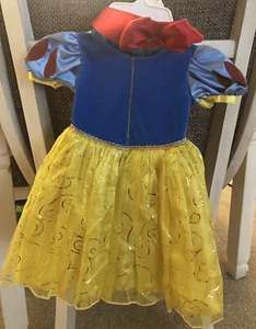 Disney Snow White Costume Size 6 M Toddler With Headband - Picture 1 of 6
