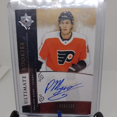 2019-20 Ultimate Philippe Myers Retro Rookie Auto RC #/225 UD 19/20 Upper Deck ! - Image 1 of 2