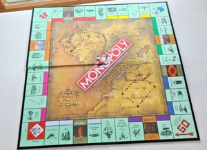 Lord of the Rings Trilogy Edition Monopoly Board Game Replacement Gameboard NICE - Picture 1 of 5