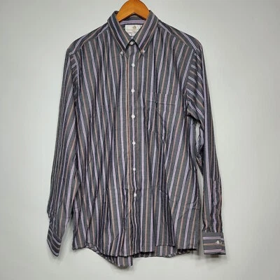 Vtg NOS Van Heusen Of England Mens Dress Shirt 16 1/2 Long Sleeve Striped  - Image 1 of 4