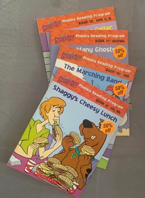 Scooby Doo Phonics Reading Program - Books 6, 10, 11, 12 - FREE Shipping! - Image 1 of 4