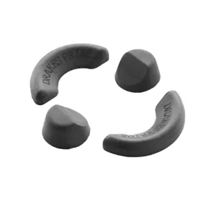 Drakes Pride Lawn Bowls Wedges Chocks Black Rubber Lawn Bowls Wedges Set Of 4 - Picture 1 of 2