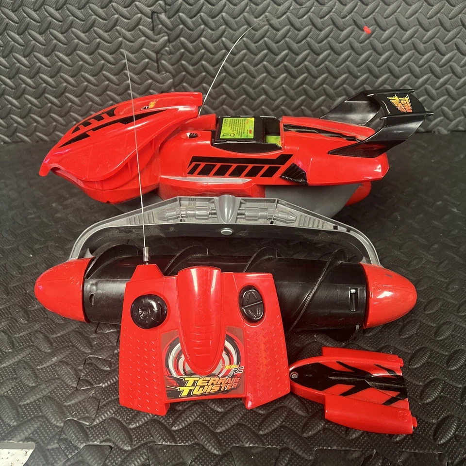 Hot Wheels Red Terrain Twister  X2876 RC Vehicle With Controller - Image 1 of 1