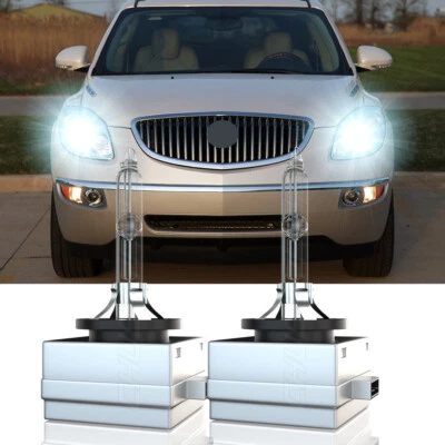 For Buick Enclave 2008-2012 -D1S 6000K HID Xenon Headlight High & Low Beam Qty 2 - Image 1 of 4