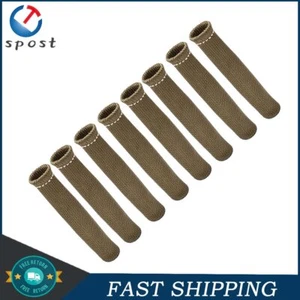 Titanium 1800° SPARK PLUG WIRE BOOTS HEAT SHIELD PROTECTOR SLEEVE SBC BBC 350 - Picture 1 of 7