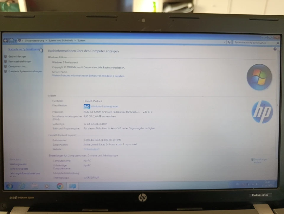 HP Probook 4545s - Bild 1 von 1