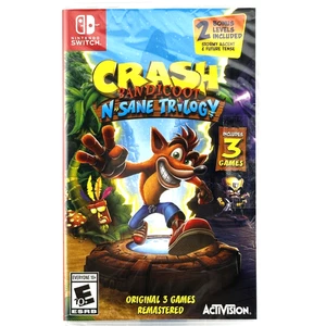 CRASH BANDICOOT N SANE TRILOGY - Nintendo Switch - Nuevo sin abrir - Imagen 1 de 3