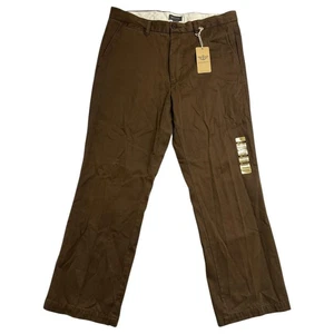 Dockers D3 Classic Fit Pants Mens 34x29 Brown Flat Front Chino Cotton Casual - Picture 1 of 10