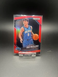 2024-25 Panini Prizm Black - Mac McClung Red Prizm /299 Orlando Magic - Bild 1 von 2