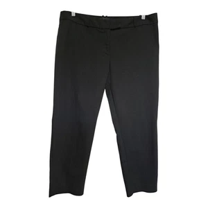 Liz Claiborne Women Pants 16 Black Cotton Blend Emma Ankle Classic Fit Pants - Picture 1 of 8