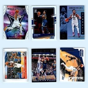 Donovan Mitchell Lot 6 Basketball Cards 2020 Donruss Optic Star Gazing Utah Jazz - Picture 1 of 8