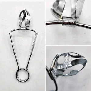 Pinzas de escargot Fancifood vintage de acero hechas en Francia excelente estado  - Imagen 1 de 6