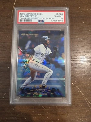 1998 Donruss PRIZED COLLECTIONS #PC28 Ken Griffey Jr /560 PSA 10 POP 11 - Image 1 of 2