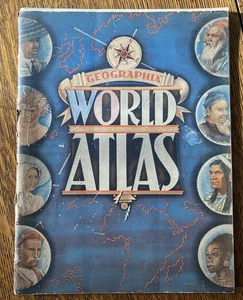 Geographia Map Co. World Atlas 1940 (b1) - Picture 1 of 11