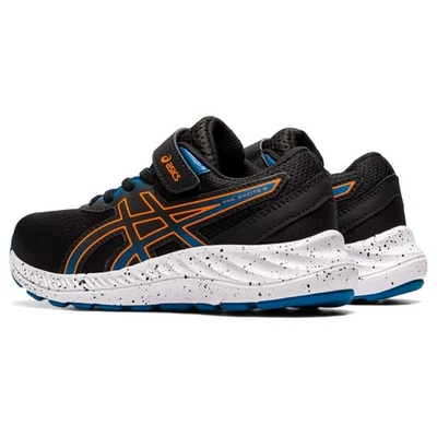 Zapatilla deportiva ASICS para niños GEL-Excite 8 PS talla 2 negra/naranja EE. UU. Foto 1 de 4