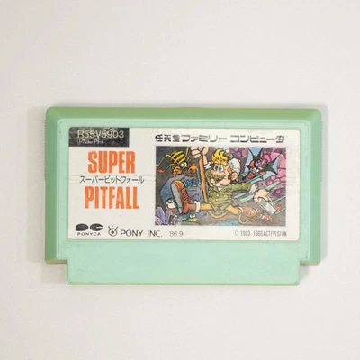 Cartucho probado Super Pitfall (Famicom, 1986) importación de Japón Pony Canyon PNF-PF Foto 1 de 3