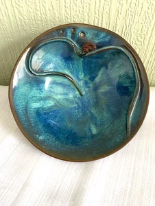 Studio Pottery Bowl Sea Scape Rosemary James Dorset England - Picture 1 of 6