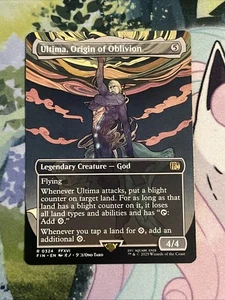 Magic MTG Final Fantasy - Ultima, Origin of Oblivion - FIN R 0324 BORDERLESS - Foto 1 di 2