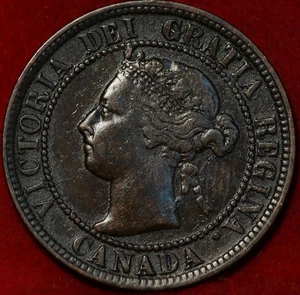 1900 Canada One Cent Foreign Coin - Picture 1 of 2