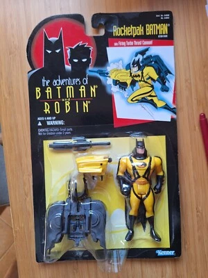 Batman Rocketpack animated series adventures robin kenner 90 figures no combat  - Immagine 1 di 4