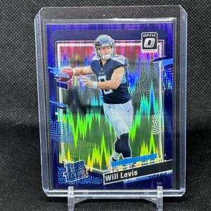 2023 Panini Donruss Optic Will Levis Rated Rookie RC Purple Shock Prizm #298 - Picture 1 of 2
