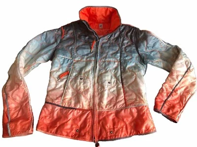 STYLISHE JET SET JACKE SECOND LAYER STEPP ÜBERGANGSJACKE ORANGE GRÜN SIZE 3 - Bild 1 von 4