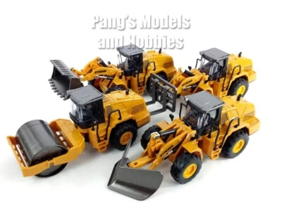 Set of 4 Construction Vehicles 1/48 Scale Diecast & Plastic Model - Image 1 of 4