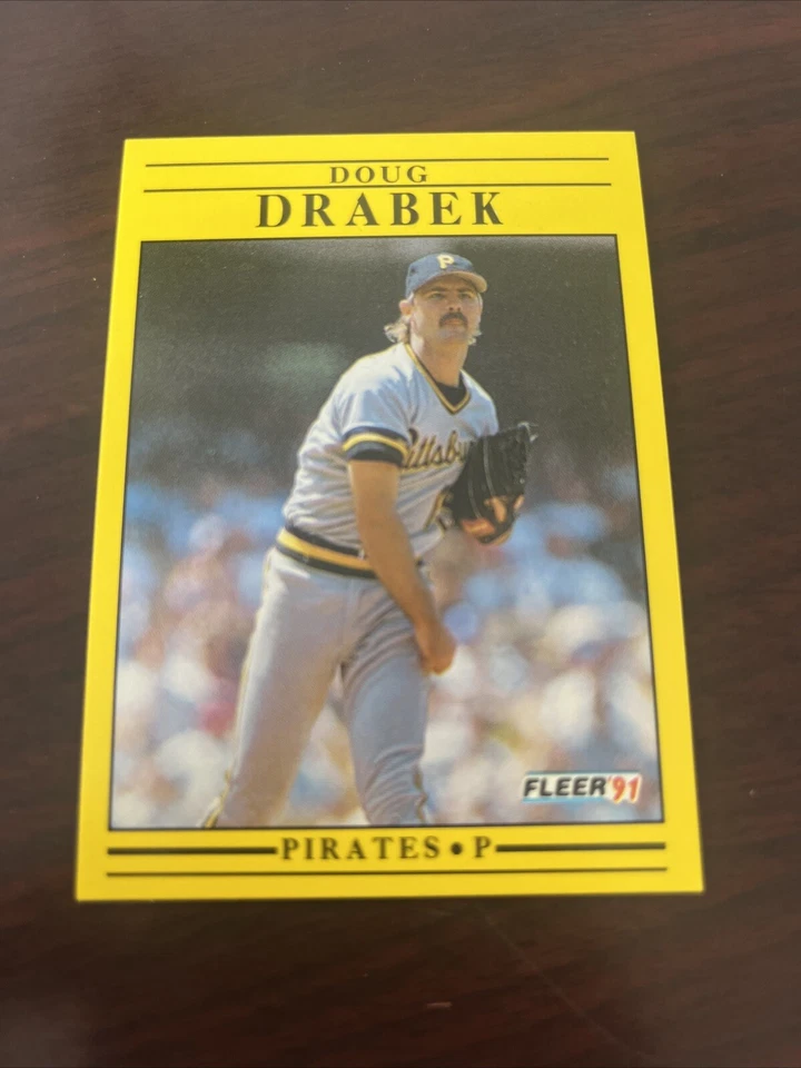 1991 Fleer Doug Drabek #36 Pittsburgh Pirates - Image 1 of 1