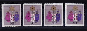 Bundesrepublik MNH ** 1196 SC B615 Christmas (4x) - Picture 1 of 1